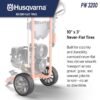 Husqvarna 022013 Control Touch 3200-PSI 2.5-GPM Cold Water Gas Pressure washer with 4 Spray Tips Husqvarna 022013 Control Touch 3200-PSI 2.5-GPM Cold Water Gas Pressure washer with 4 Spray Tips