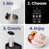 Iceman by Chefman Ice Cream Maker, No Pre-Freezing with Built-In Compressor, Makes Ice Cream, Froyo, Sorbet, Sherbet, Italian Ice, Frozen Yogurt, Digital Display w/ 3 Presets, 2 Pint Inserts Included