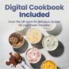 Iceman by Chefman Ice Cream Maker, No Pre-Freezing with Built-In Compressor, Makes Ice Cream, Froyo, Sorbet, Sherbet, Italian Ice, Frozen Yogurt, Digital Display w/ 3 Presets, 2 Pint Inserts Included