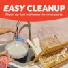 Instant Pot InstantChill Ice Cream Maker with Built‑In Compressor, No Pre‑Freezing, Real Ice Cream in Minutes*, Gelato, Sorbet, Rolled, Non‑Dairy, Mix‑Ins, Easy Clean Up, Quiet, Makes Up to 2 Pints
