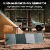 Jackery Solar Generator 1000 v2 with 100W Solar Panel,1070Wh Portable Power Station LiFePO4 Battery,1500W AC/100W USB-C Output,1Hr Fast Charge for Outdoor,Off-Grid Living,RV,Emergency