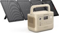 Jackery Solar Generator 1000 v2 with 100W Solar Panel,1070Wh Portable Power Station, LiFePO4 Battery,1500W AC Output,1 Hr Fast Charge, for Camping,Emergency, RV, Off-Grid Living(Dune White)