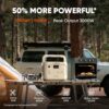 Jackery Solar Generator 1000 v2 with 100W Solar Panel,1070Wh Portable Power Station, LiFePO4 Battery,1500W AC Output,1 Hr Fast Charge, for Camping,Emergency, RV, Off-Grid Living(Dune White)