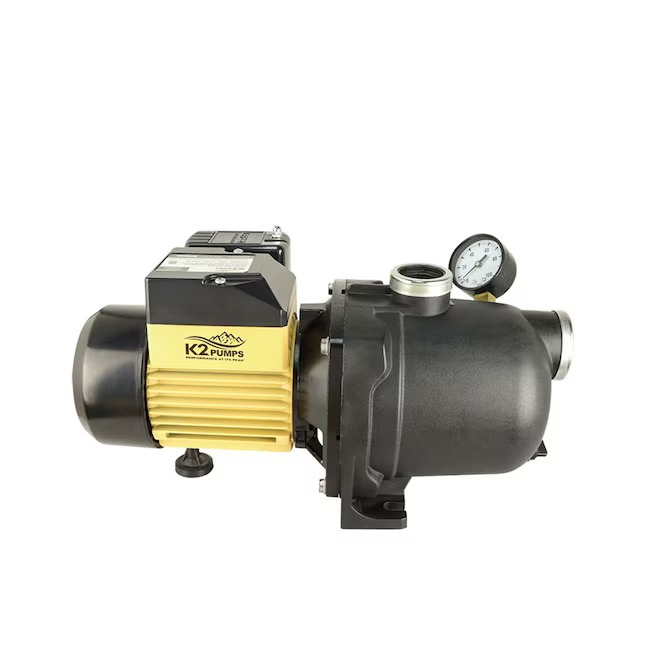 K2 Pumps WPS07503K 3/4-HP 115 and 230 -Volt 9-Gallon Thermoplastic Shallow well jet pump K2 Pumps WPS07503K 3/4-HP 115 and 230 -Volt 9-Gallon Thermoplastic Shallow well jet pump - Image 2