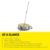 Karcher 15-in up to 4000-PSI Rotating surface cleaner for Gas and electric pressure washers