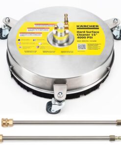 Karcher 15-in up to 4000-PSI Rotating surface cleaner for Gas and electric pressure washers