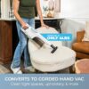 Kenmore CS2015 200 Series Corded Stick Vacuum, Detachable Hand Vac with 2-Motor Powerful Suction, Hair Eliminator Nozzle, LED Headlight & Swivel Steering for Carpets, Bare Floors and Couches Kenmore CS2015 200 Series Corded Stick Vacuum, Detachable Hand Vac with 2-Motor Powerful Suction, Hair Eliminator Nozzle, LED Headlight & Swivel Steering for Carpets, Bare Floors and Couches