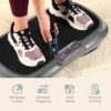Lifepro Waver Vibration Plate Exercise Machine – High-Intensity Vibration Plate for Lymphatic Drainage – Full-Body Workout Vibrating Platform with Loop Bands – Fitness Equipment for Strength & Toning, Gray