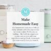 Martha Stewart 1 Quart Ice Cream Maker, Built-In Compressor, No Pre-Freezing Required, 3 Modes (Ice Cream, Sorbet, Frozen Yogurt), Automatic Mix-In Alert, Dishwasher-Safe Parts, Linen White