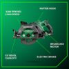 Metabo HPT C3607DWAM Multi-Volt 36-volt 4 -Amp 7-1/4-in Brushless Hybrid Capable Cordless Circular saw (Battery Included and Charger Included) Metabo HPT C3607DWAM Multi-Volt 36-volt 4 -Amp 7-1/4-in Brushless Hybrid Capable Cordless Circular saw (Battery Included and Charger Included)