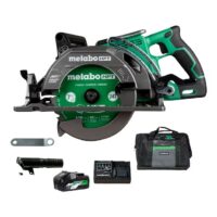 Metabo HPT C3607DWAM Multi-Volt 36-volt 4 -Amp 7-1/4-in Brushless Hybrid Capable Cordless Circular saw (Battery Included and Charger Included)