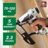 Metabo HPT N3804AB3M 18 -Gauge 1/4-in Narrow crown Finish Pneumatic Stapler Metabo HPT N3804AB3M 18 -Gauge 1/4-in Narrow crown Finish Pneumatic Stapler