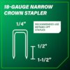 Metabo HPT N3804AB3M 18 -Gauge 1/4-in Narrow crown Finish Pneumatic Stapler Metabo HPT N3804AB3M 18 -Gauge 1/4-in Narrow crown Finish Pneumatic Stapler