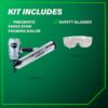 Metabo HPT NR90ADS1M 3-1/2-in 30 -Degree Pneumatic Clip head/Roundhead Framing Nailer