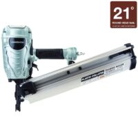 Metabo HPT NR90AES1M 3-1/2-in 21 -Degree Pneumatic Roundhead Framing Nailer