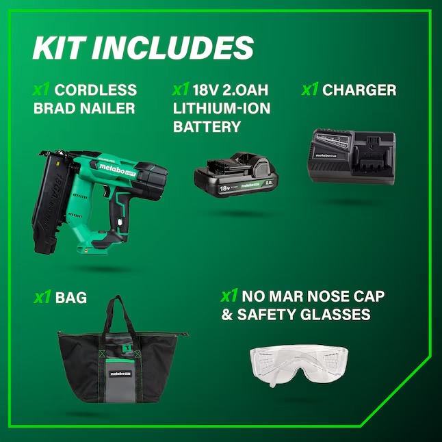 Metabo HPT NT1850DFTM MultiVolt 2-in 18 -Gauge Cordless Straight Brad Nailer (Battery Included and Charger Included)2467_11zon Metabo HPT NT1850DFTM MultiVolt 2-in 18 -Gauge Cordless Straight Brad Nailer (Battery Included and Charger Included)