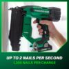 Metabo HPT NT1850DFTM MultiVolt 2-in 18 -Gauge Cordless Straight Brad Nailer (Battery Included and Charger Included) Metabo HPT NT1850DFTM MultiVolt 2-in 18 -Gauge Cordless Straight Brad Nailer (Battery Included and Charger Included)
