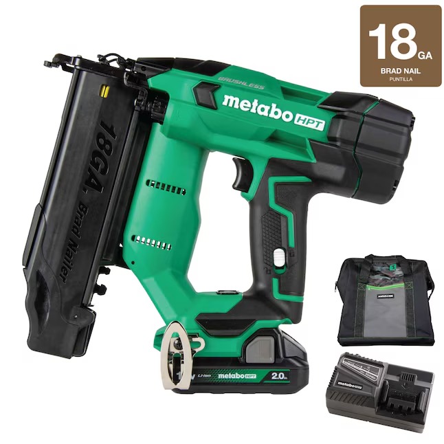 Metabo HPT NT1850DFTM MultiVolt 2-in 18 -Gauge Cordless Straight Brad Nailer (Battery Included and Charger Included)_11zon Metabo HPT NT1850DFTM MultiVolt 2-in 18 -Gauge Cordless Straight Brad Nailer (Battery Included and Charger Included)