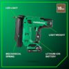 Metabo HPT NT1850DGM MultiVolt 2-in 18 -Gauge Cordless Straight Brad Nailer (Battery Included and Charger Included) Metabo HPT NT1850DGM MultiVolt 2-in 18 -Gauge Cordless Straight Brad Nailer (Battery Included and Charger Included)