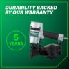 Metabo HPT NV45AB2M 1-3/4-in 15 -Degree Pneumatic Coil Roofing Nailer