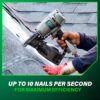 Metabo HPT NV45AB2M 1-3/4-in 15 -Degree Pneumatic Coil Roofing Nailer