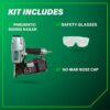 Metabo HPT NV65AH2M 2-1/2-in 15 -Degree Pneumatic Siding Nailer