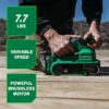 Metabo HPT SB3608DAQ4M 36-Volt Brushless Variable Speed Belt Cordless Sander with Dust Management
