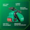 Metabo HPT SB3608DAQ4M 36-Volt Brushless Variable Speed Belt Cordless Sander with Dust Management