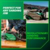Metabo HPT SB3608DAQ4M 36-Volt Brushless Variable Speed Belt Cordless Sander with Dust Management