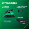 Metabo HPT SB3608DAQ4M 36-Volt Brushless Variable Speed Belt Cordless Sander with Dust Management