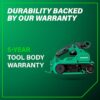 Metabo HPT SB3608DAQ4M 36-Volt Brushless Variable Speed Belt Cordless Sander with Dust Management