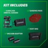 Metabo HPT SV1813DAQ4M 18-Volt Brushless Random orbital Cordless Sander with Dust Management (Battery Not Included)