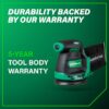 Metabo HPT SV1813DAQ4M 18-Volt Brushless Random orbital Cordless Sander with Dust Management (Battery Not Included)