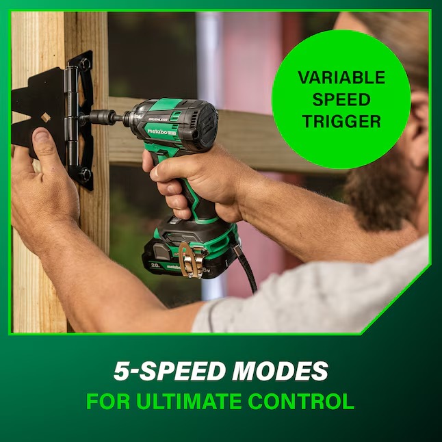 Metabo HPT WH18DCM 18-volt 1 4-in Brushless Cordless Impact Driver (Battery Included and Charger Included and Hard Case included)11_11zon Metabo HPT WH18DCM 18-volt 1/4-in Brushless Cordless Impact Driver (Battery Included and Charger Included and Hard Case included)