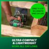 Metabo HPT WH18DCM 18-volt 1/4-in Brushless Cordless Impact Driver (Battery Included and Charger Included and Hard Case included) Metabo HPT WH18DCM 18-volt 1/4-in Brushless Cordless Impact Driver (Battery Included and Charger Included and Hard Case included)