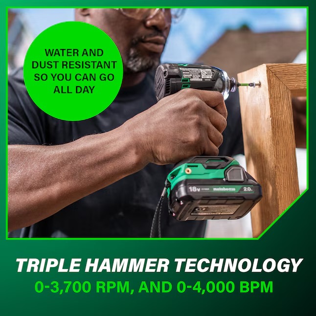 Metabo HPT WH18DCM 18-volt 1 4-in Brushless Cordless Impact Driver (Battery Included and Charger Included and Hard Case included)689_11zon Metabo HPT WH18DCM 18-volt 1/4-in Brushless Cordless Impact Driver (Battery Included and Charger Included and Hard Case included)