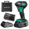 Metabo HPT WH18DCM 18-volt 1/4-in Brushless Cordless Impact Driver (Battery Included and Charger Included and Hard Case included)