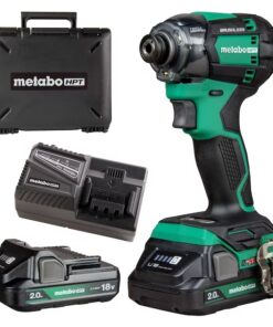 Metabo HPT WH18DCM 18-volt 1/4-in Brushless Cordless Impact Driver (Battery Included and Charger Included and Hard Case included)