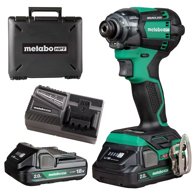 Metabo HPT WH18DCM 18-volt 1 4-in Brushless Cordless Impact Driver (Battery Included and Charger Included and Hard Case included)_11zon Metabo HPT WH18DCM 18-volt 1/4-in Brushless Cordless Impact Driver (Battery Included and Charger Included and Hard Case included)
