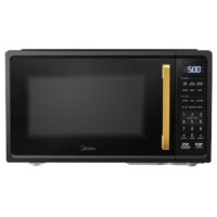 Midea MMC09S5AOB 0.9-cu ft 900 -Watt Countertop Microwave ( Obsidian Black )