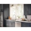 Moen 87807 Edwyn Chrome Single Handle Deck-mount Pull-down Kitchen Faucet with Sprayer (Includes Deck Plate) (Includes Soap Dispenser)