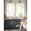 Moen 87807 Edwyn Chrome Single Handle Deck-mount Pull-down Kitchen Faucet with Sprayer (Includes Deck Plate) (Includes Soap Dispenser)