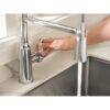 Moen 87807 Edwyn Chrome Single Handle Deck-mount Pull-down Kitchen Faucet with Sprayer (Includes Deck Plate) (Includes Soap Dispenser)