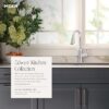 Moen 87807 Edwyn Chrome Single Handle Deck-mount Pull-down Kitchen Faucet with Sprayer (Includes Deck Plate) (Includes Soap Dispenser)