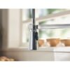 Moen 87807 Edwyn Chrome Single Handle Deck-mount Pull-down Kitchen Faucet with Sprayer (Includes Deck Plate) (Includes Soap Dispenser)