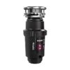 Moen GXP33C Lite Continuous feed 1 3-HP Septic Safe Corded Garbage Disposal with Noise Insulation