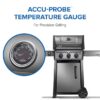 NAPOLEON F365DNGT Freestyle 365 Graphite Grey 3 -Burner Infrared Natural Gas Grill