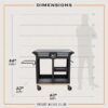 Oklahoma Joe's 23252168 Black Steel Grill cart