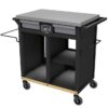 Oklahoma Joe's 23252168 Black Steel Grill cart
