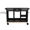 Oklahoma Joe's 23252169 DLX Black Steel Grill cart